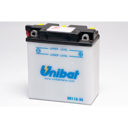 Акумулатор -UNIBAT- 11Ah 6V обслужваем 6N11A-3A