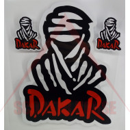 Stickers set -EU- DAKAR 1piece 290x220mm, 2pcs 50x65mm