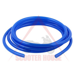 Fuel hose  -BL- blue transparent Ф internal= 10mm, Ф external=14mm
