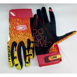 Ръкавици -EU- 100, червено, жълто, оранжево