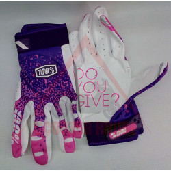 Ръкавици -EU- 100, бяло, розово, лилаво