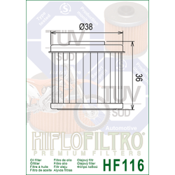 Маслен филтър -HIFLO- HF116