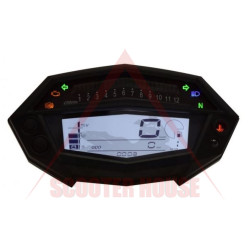 Dashboard speedometer -MOKO- universal, sport, model 4795