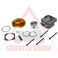 Cylinder kit -EU- 44.00MM PISTON, PIN - 12MM POCKET BIKE, RACING GOLD