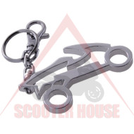 Keychain -WM- scooter, silver