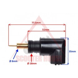 Автоматичен смукач -WM- 125-150-180cc YAMAHA Majesty Ф 8/18mm