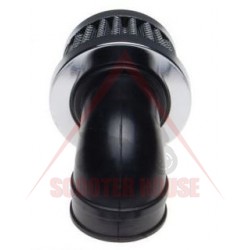 Air filter -WM- SPORT, connection 30mm, 90 degrees, code 4970