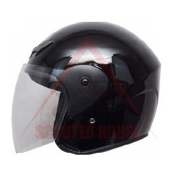 Helmet -AWINA- size XXL, black, OPEN FACE, model TN-8661