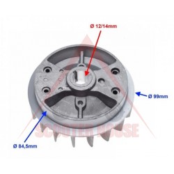 Перка за охлаждане на двигател -WILMAT- за покет байк (pocket bike)
