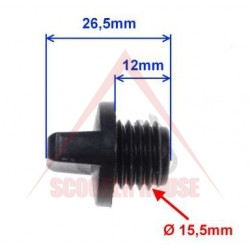 Капачка -WILMAT- за маслото на скоростите, за AM6 - Yamaha DT, TZR, Aprilia RS, RX, Rieju