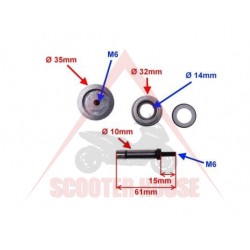 Ремонтен комплект водна помпа -WM- 250cc YAMAHA Majesty X-CITY X-MAX, APRILIA Leonardo, MBK Skyliner