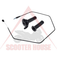 Throttle -WM- Grips with cable, code 5138
