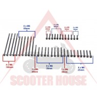 Болтове комплект -Wilmat- GY6 50-150cc, KYMCO, PEUGEOT, BAOTIAN