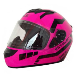 Helmet -qke- Size L, Pink, Full Face, Model 5265