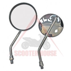 Огледала к-т -EU- кръгли, хром, резба-8mm, модел 5269