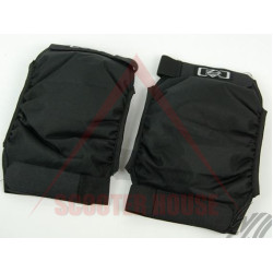 Knee pads -LEOSHI- black, wind stopper material, universal size
