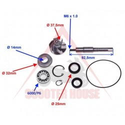 Ремонтен к-т за водна помпа -WM- HONDA SH Dylan Pantheon S-Wing Chicciola 125-150 4T