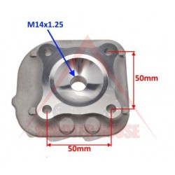 Κιτ κυλινδροκεφαλής -Wilmat- CPI 2T, Αέρας 70cc (47,00mm), Μπουλόνι εμβόλου 12mm, Χυτοσίδηρος, CPI Aragon, Oliver, GENERIC XOR, Flash, KEEWAY Matrix, MALAGUTI F12