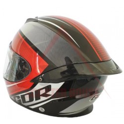 Helmet -GDR- red, black, white Full Face