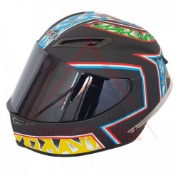 Casca -46- Față multicoloră, Full, Model Culori Casca -46- Față multicoloră, Full, Model Culori