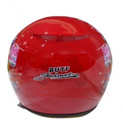Casca -Butf- Față deschisă, bebeluș, Roșu
