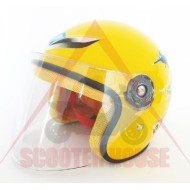 Helmet -Butf- Open Face, baby, yellow