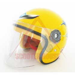 Helmet -Butf- Open Face, baby, yellow