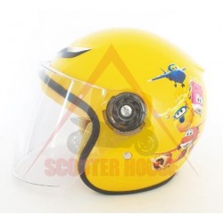 Casca -Butf- Față deschisă, bebeluș, galben