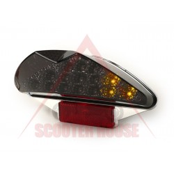 Taillight -BGM STYLE- dark glass 15 LED with indicators- MBK Nitro, Yamaha Aerox Taillight -BGM STYLE- dark glass 15 LED with indicators- MBK Nitro, Yamaha Aerox