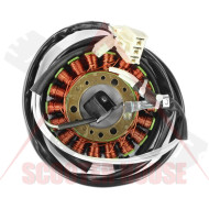 Stator -WM- YAMAHA T-MAX 500cc 08-11, 18 coils, OEM code 4B5-81410-0000