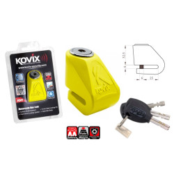 Заключващо устройство -KOVIX- KN1 за диск с ключ, 6mm пин, неон жълто