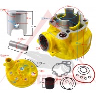 Cylinder kit with head -MORETTI- 80cc Minarelli AM6