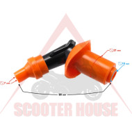 Spark plug cap - MORETTI- 120° TUNING orange