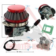 Карбуратор комплект -MORETTI- спортен, за покет байк (pocket bike)