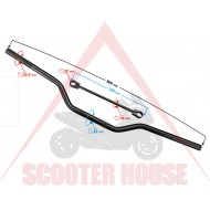 Τιμόνι - MORETTI - sport - μαύρο, λαβή=22mm, μήκος=800mm