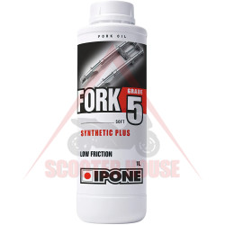 Oil -IPONE- FORK 5W, semi-synthetic, 1L, for shock absorbers and forks