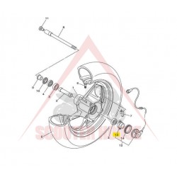 Скоростомер -YAMAHA ORIGINAL- 5RB-2517G-00-00, 4TX2517G0000, 4YR2517G0000, 5VU2517G0000 датчик, сензор за километраж YAMAHA T-MAX 500 01-07, Majesty 400 04-14