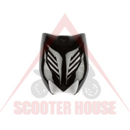 Mask -STR- NEW DESIGN YAMAHA Aerox,MBK Nitro, black