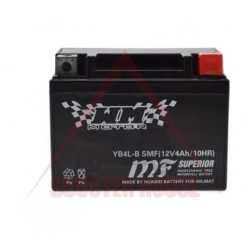 Battery -WM- 4Ah 12V replaceable CB4L-B, YB4L-B