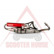 Exhaust -YASUNI- Z TUB418R red Piaggio Gilera 2T PIAGGIO NRG Typhoon Zip, GILERA Runner APRILIA SR Factory Exhaust -YASUNI- Z TUB418R red Piaggio Gilera 2T PIAGGIO NRG Typhoon Zip, GILERA Runner APRILIA SR Factory
