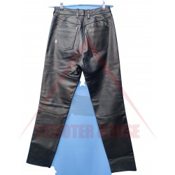 Pantaloni de damă -Lookwell- Coment, piele, negri, mărimea 34