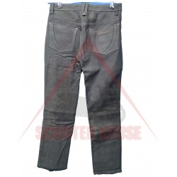 Women's trousers -Lookwell- Roxy Brown, leather, brown, size 42/14-L