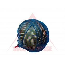 Helmet -Cif- Hells Kitchen, open, black/orange, size L