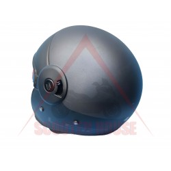 Helmet -LS2- Cabrio, helmet with glasses, black matte, size XS