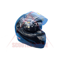 Каска -LS2- FF384, шлем с очила, черна, размер XXL