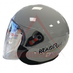 Каска -MAORUI- open face, сива