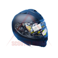 Каска -Scorpion- Exo-491, шлем с очила, черна матова, размер XL