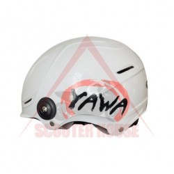 Cască -YAWA- deschisă, albă