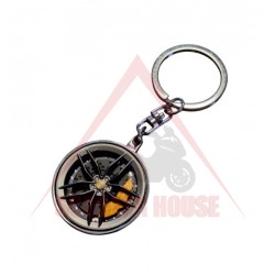 Ключодържател -SCOOTER FIX- джанта с жълт апарат