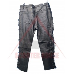 Men's trousers -All Weather-, leather, black, size 44